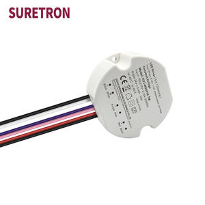 للبيع بالجملة بلاستيك دائري <span class=keywords><strong>100ma</strong></span> 150ma 250ma 300ma 350ma 450ma 10 Watt Triac 0 10V Dimming 010V سائق - Product Image 6