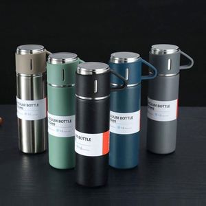 Coffret Cadeau d'Entreprise 2023 : 3 Couvercles dans un Ensemble, une Tasse, une Bouteille d'Eau Isotherme en Acier Inoxydable, une Gourde Thermos - Product Image 5