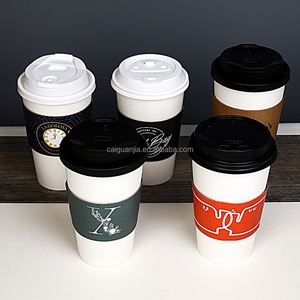 Logo personnalisé pour les manchons de gobelets à café jetables, porte-gobelets à main, emballages à emporter, gobelets en papier - Product Image 5
