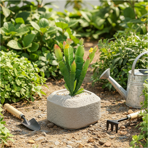 <span class=keywords><strong>Cactus</strong></span> Artificiale <span class=keywords><strong>in</strong></span> Cemento Fatto a Mano, Mini <span class=keywords><strong>Cactus</strong></span> Realistico <span class=keywords><strong>in</strong></span> Vaso, Vendita all'Ingrosso - Product Image 5