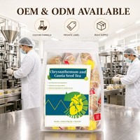 Teh Herbal Krisan dan Biji Cassia Bebas Kafein Teh Bunga Alami Kantong Teh Grosir Langsung dari Pabrik