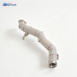 High Quality 304 Stainless Steel Downpipe for Mercedes-Benz C63 W206 C63S M139 2.0T High Flow Direct Fit - Product Image 4