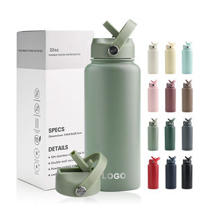 Bouteille d'eau en acier inoxydable isolée sous vide sans BPA de 500 ml à prix compétitif, isolation thermique de 12 à 24 heures, sport, voyage - Product Image 1