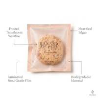 Groothandel op maat gemaakte frosted transparante zakjes voor koekjes, snackverpakkingen, mini enkelvoudige biscuit zakjes, hitte verzegelbare verpakkingszakjes