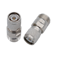 Adaptateur coaxial RF N mâle vers TNC femelle, prise de type N vers prise TNC, série 0-6 GHz, laiton nickelé