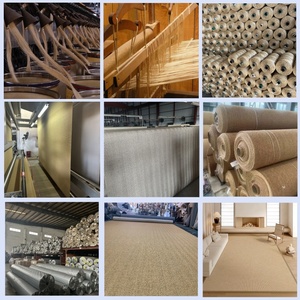 Tappeto in Sisal Naturale di Alta Qualità su Misura con Bordo Bordato Antiscivolo Durevole per Soggiorno, Spogliatoio, Hotel - Product Image 5