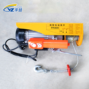 Kerekan listrik tugas ringan Mini konstruksi portabel, 1ton 1,5 ton 0,8 ton ukuran kecil - Product Image 4