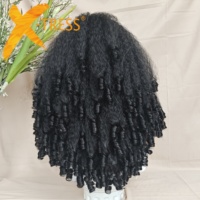 Perruques Bandeau Longues Afro Crépues Bouclées pour Femmes Noires, Synthétiques Classiques, Cheveux Ondulés Bouclés Souples et Volumineux, Perruques Sans Colle