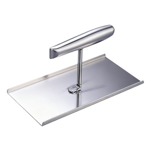Appareil à lisser en acier inoxydable, petit et grand format, pour la pâtisserie, outils à dessert, outil de façonnage de gâteaux en métal - Product Image 1