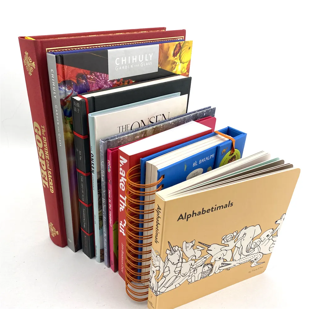 Ucuz ve kişiselleştirilmiş yüksek kaliteli ciltli baskı kitapları toptan özelleştirilmiş sanat casebound kitap baskı