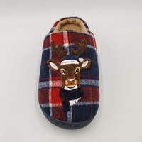 Chaussons rennes chauds et douillets - Chaussons de Noël animaux pour l'intérieur, confortables et festifs (ODM/OEM)