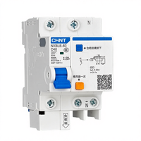 Disjoncteur différentiel Chint NXBLE-63 RCBO 6A-63A 6kA, capacité de coupure 50Hz 230V/400V, cuivre PA66, courbes de déclenchement BCD pour usage résidentiel et industriel