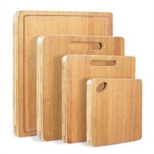 Planche à découper rectangulaire en bambou durable ZamZam Industries, best-seller, avec manche de couteau en bois, personnalisable, multifonctionnelle, non toxique - Product Image 1