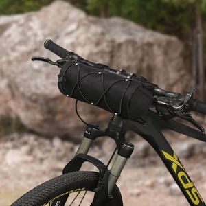 Bolsa de Manillar Delantera para Bicicleta, Resistente, de Nailon 600D, 2.5L, Impermeable, de Alta Calidad, para Ciclismo al Aire Libre, Color Negro/Verde, a la Moda - Product Image 5