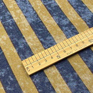 Kain Batik Katun 100% Jacquard Twill Herringbone Reversible Bergaris Celup Benang Biru Kuning <span class=keywords><strong>Bali</strong></span> Indonesia Grosir - Product Image 4