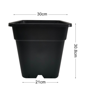 Grande vaso di fiori in plastica rotondo Kit per <span class=keywords><strong>giardino</strong></span> vivaio all'aperto piantando per fiori e alberi - Product Image 3