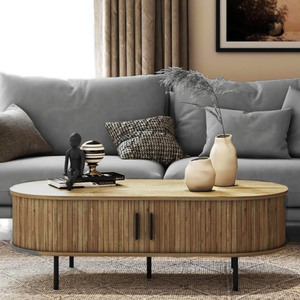 Tavolino <span class=keywords><strong>da</strong></span> Caffè di Lusso in MDF Personalizzabile, Colore Bianco o Nero, per Soggiorno e Piccoli Appartamenti - Product Image 4