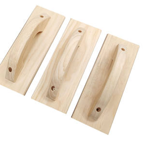 Truelle de plâtre en bois, peigne en plastique, grattoir avec manche en bois pour plan de plâtre en bois - Product Image 4