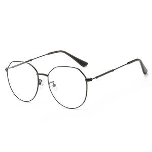 Montures de lunettes en métal irrégulières Qianai, monture complète, anti-UV, unisexe, Me7 2361, verres en acétate, origine Taizhou - Product Image 5