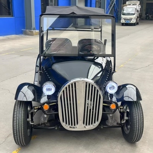 2026 Veicolo Elettrico Mini Retrò Vintage Nero di Ultima Generazione, Design Classico, Due Posti, Moderno, per il Turismo - Modello di Punta - Product Image 1