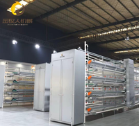 Système d'équipement avicole automatique pour cages à poulets pondeuses de type H
