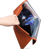 Bolsa de Documentos de Cuero PU en Oferta, Portadocumentos A4, Bolsa de Archivo Tipo Sobre para Negocios, Bolsa de Reuniones de Oficina con Logotipo Personalizado para Documentos