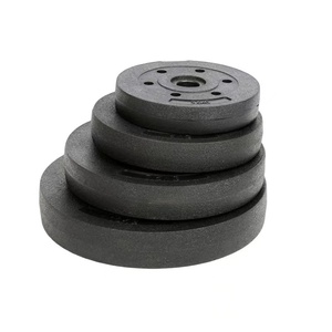 Plaque de poids en béton de haute qualité remplie de ciment KG LB pour l'entraînement physique, ensemble de plaques de poids vides en béton pour haltères - Product Image 1