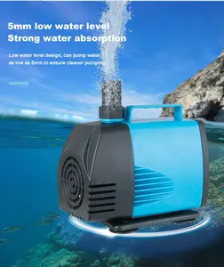 Lianhang Pompa Akuarium Elektrik, Aksesori Akuarium Kolam Taman Pompa Filter Akuarium 5M 120W