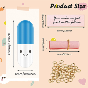 2022 carino messaggio capsula trasparente per amante o amicizia buon compleanno messaggio regalo - Product Image 5