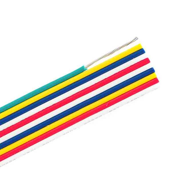 UL21311 FR-PE Flat Cable 8 10 12 14 16 Pin Electric Wire Tinned Copper Flexible Speaker Cable