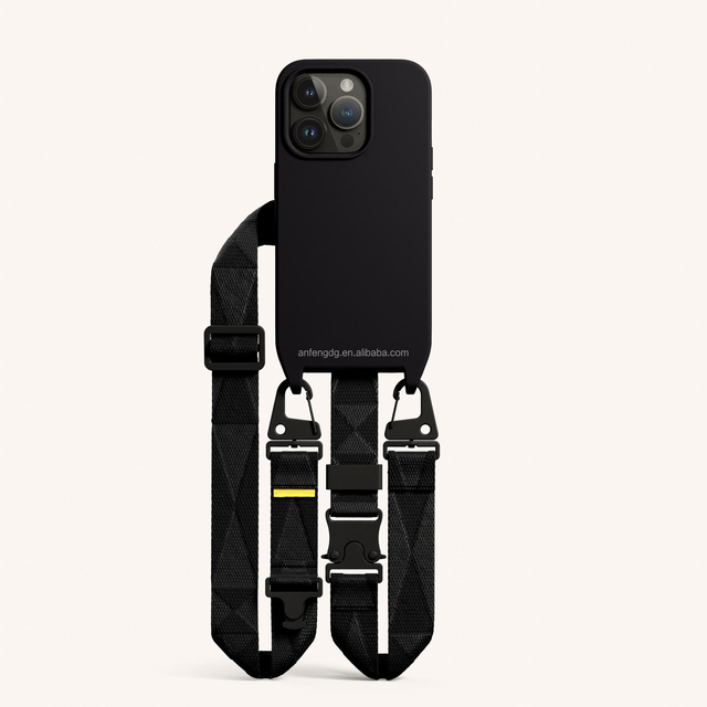 Magnetic Buckle Utility Crossbody Phone Lanyard with Additional Loop for Airpods & Keys for Promotional Gifts