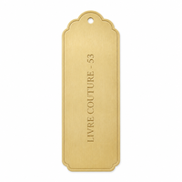 Étiquette NFC Ntag213, étiquette RFID en métal pour œuvres d'art métalliques, options de trous de suspension en acier inoxydable pour l'identification et la traçabilité des actifs