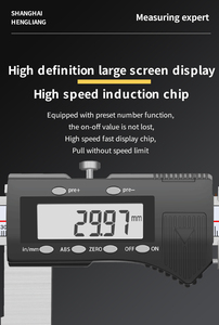 <span class=keywords><strong>Calibrador</strong></span> Digital Hengliang de Acero Inoxidable de Alta Velocidad con Doble Borde y Ranura Extendida para Pies, Alta Precisión de 0.03mm - Product Image 4