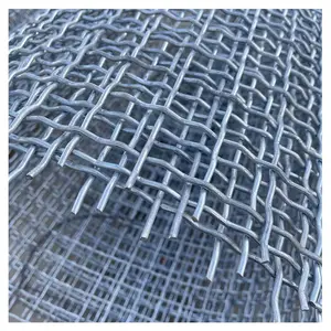 Malla de alambre prensado de acero inoxidable, accesorio de alta calidad para aplicación arquitectónica, gran oferta de fábrica