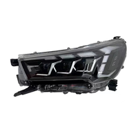 Phares LED Hilux GR 2021-2024 12V 55W 6000K IP67 Étanche Plug-and-Play Angel Eye DRL 10000 Lumens Accessoires Automobiles