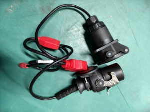 Cable de Diagnóstico EBS para Camiones de Remolque Xtruck de 7 Pines, Conector de Escáner para Camiones de Servicio Pesado para Diagnóstico del Sistema EBS - Product Image 2