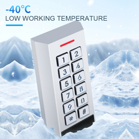 Lector de Control de Acceso RFID XK8 IP67 para Exteriores con Teclado, 13.56MHz MF NFC 125kHz EM Hid, Sistema de Entrada para Puertas
