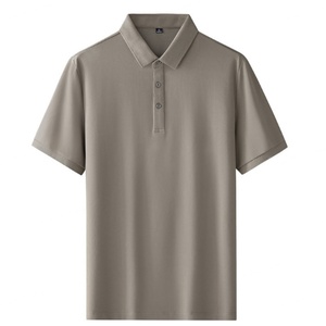 T-shirts personnalisés en coton et polyester, manches courtes, basiques, décontractés, impression numérique, polos tricotés unis pour hommes et femmes - Product Image 1