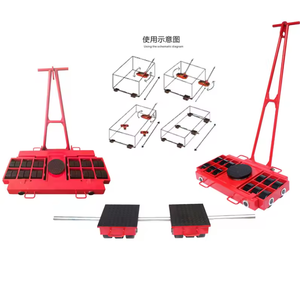 Tugas berat 6T sampai 100T kargo troli bergerak Roller Skate AK + BK pembawa Roller dari Cina dilipat dan OEM dapat disesuaikan - Product Image 1