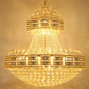 New style villa project home decoration indoor manufacturer wedding modeling art led crystal chandelier
