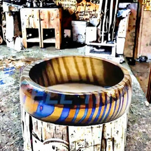 สร้อยคอแฟชั่นผู้ชาย HTY Brand Z105 รุ่นปรับแต่งได้ ทำจากทองแดงและดามัสกัส ผลิตด้วยเครื่อง CNC จากประเทศจีน - Product Image 2