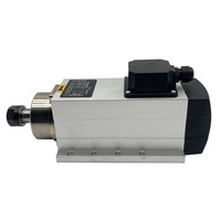 Moteur de broche refroidi par Air à courroie carrée haute vitesse 3.5KW ER20 24000 tr/min pour moteur de broche CNC de refroidissement par Air de Machine CNC