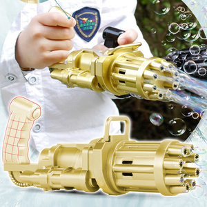 2022 New Outdoor Play Kids Toys Automatic Blower <b>Bubble</b> Maker <b>Bubble</b> Machine <b>Mini</b> Gatling <b>Bubble</b> Gun - Product Image 6
