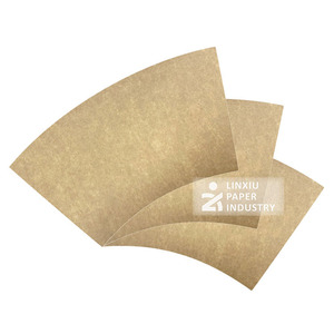 300gsm Nâu cốc giấy nguyên liệu chết cắt PE tráng Kraft cốc giấy fan hâm mộ cho cốc dùng một lần Bát khay - Product Image 5