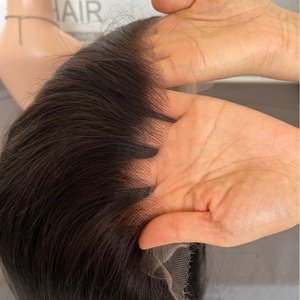 Cabello Brasileño Real HD para Peluca 13x6 de 36 Pulgadas, Negro Natural, Remy para Mujer, con Cabello de Bebé, 4 Texturas Disponibles - Product Image 3