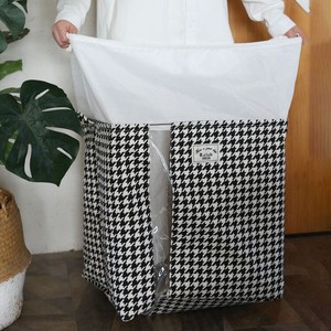 Clothing Organizer <b>Canvas</b> Storage Bag Large Capacity Rectangle Indoor Use For Quilt And Seasonal Clothing - Product Image 2