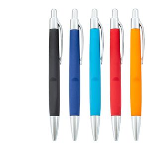 Custom Retractable Glue Plastic Pen Wholesale Office Stationery Student Retractable Ballpoint Pen Advertising Promotional Pen - Product Image 1