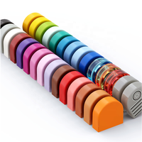 BEBRICKS Série de pièces de construction 24246 Tuile 1x1 Demi-cercle Stade Étendu Blocs de construction Pièce de pistolet airsoft pour enfants Cadeau