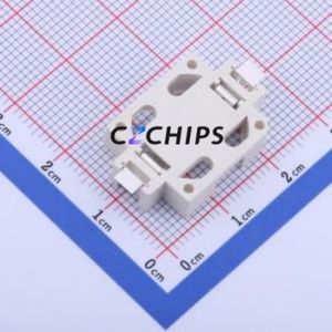 BS-16-B4AK003 Button & Strip Battery Connector SMD Connector Battery Holder CR1632 Phosphor Bronze Tin - Product Image 2