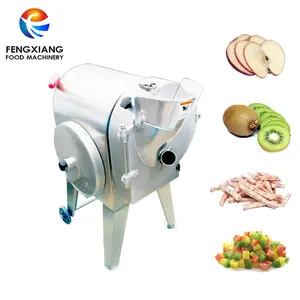 Automatic Commercial FC-312 Fruit Vegetal Dicing Machine Máquina De Corte De Frutas Vegetais De Tomate Máquina De Corte De Anel De Cebola